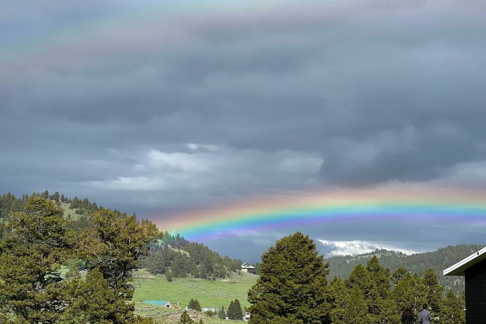 Rainbow over HR