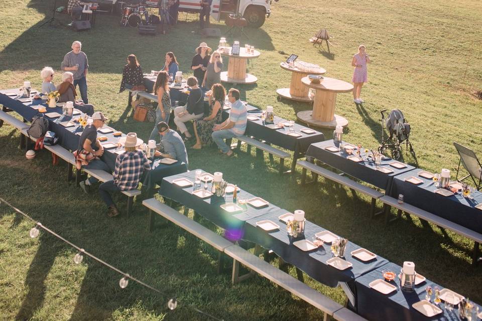 Alfresco dinner