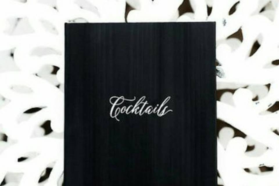 Cocktails book for receptions or parties