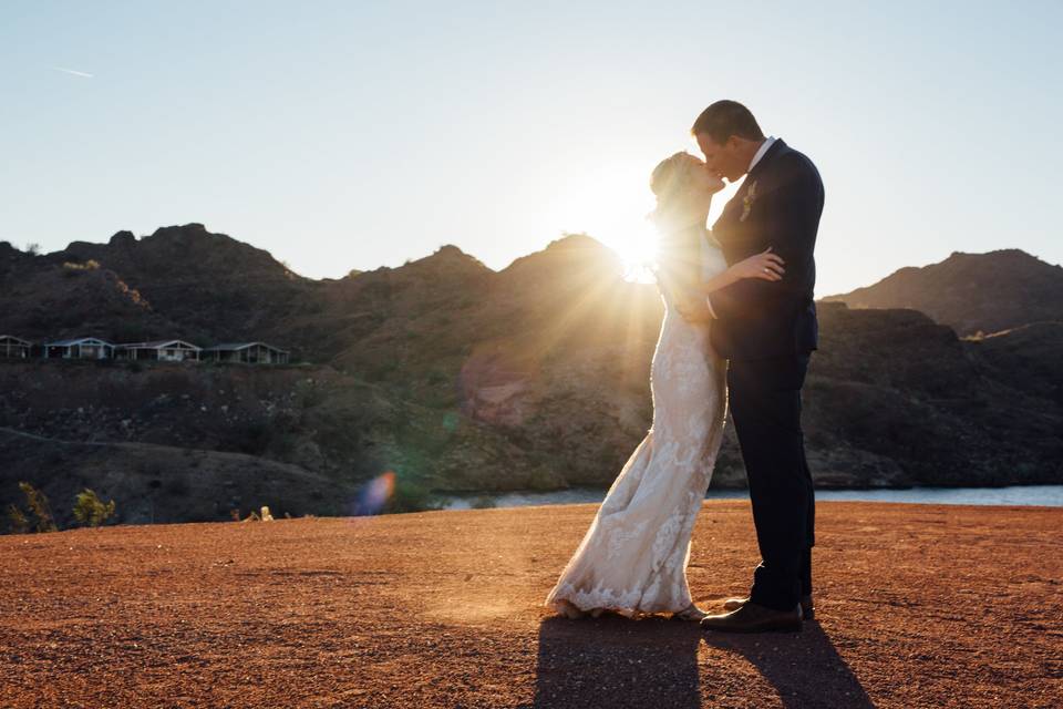 Gorgeous sunset photo opportunities at The Pointe (Photo by: Melissa Wright Photography)