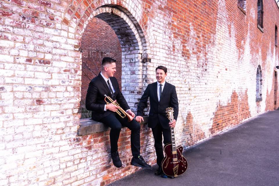 Trumpet and guitar duo