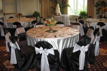 Black Chair Covers | Ella Rose Rentals