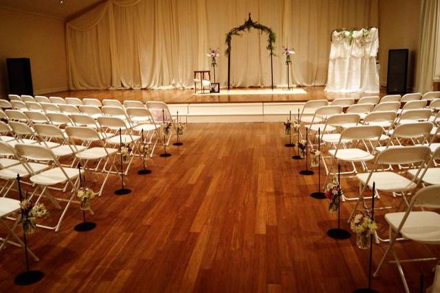 Wedding ceremony area