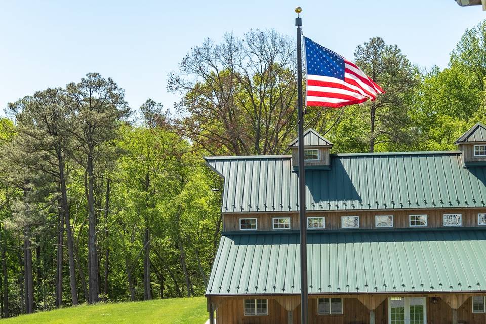 View of Pine Barn from Manor H