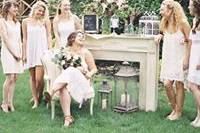 Bride and bridesmaids