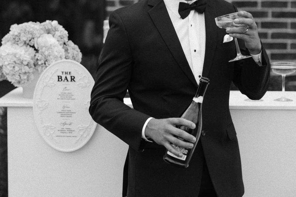 Black Notch Lapel Suit