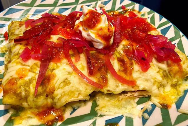 Mouthwatering enchiladas