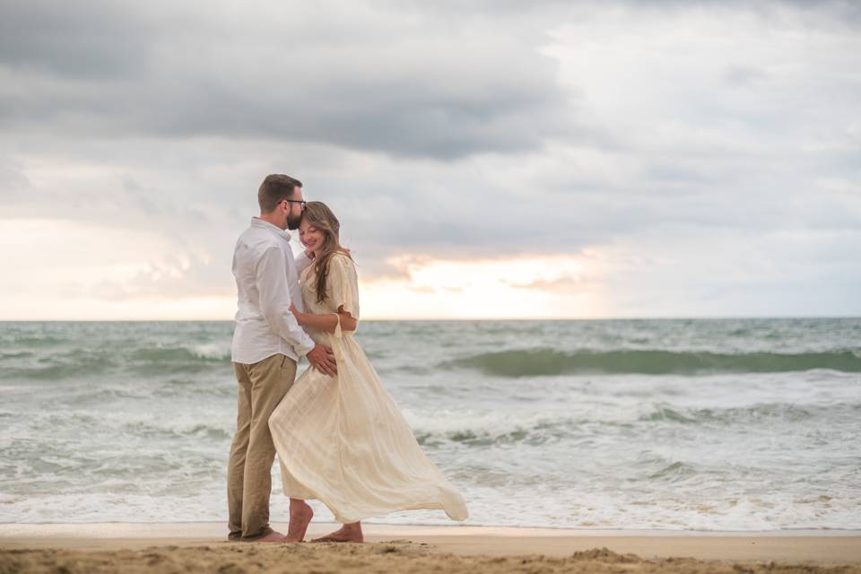 Seaside photoshoot