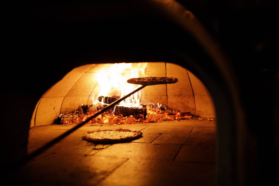 Wood fire pizzas