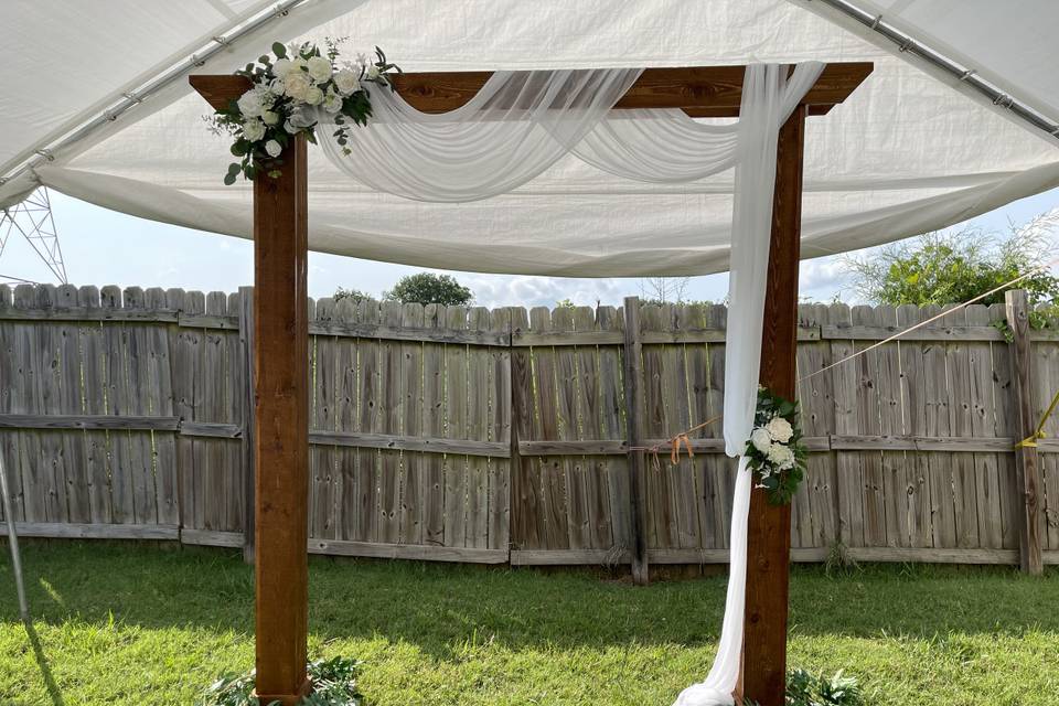 Ceremony Wooden Rustic Arch