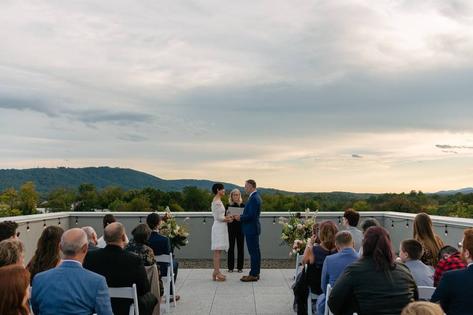 Rooftop Terrace Ceremony