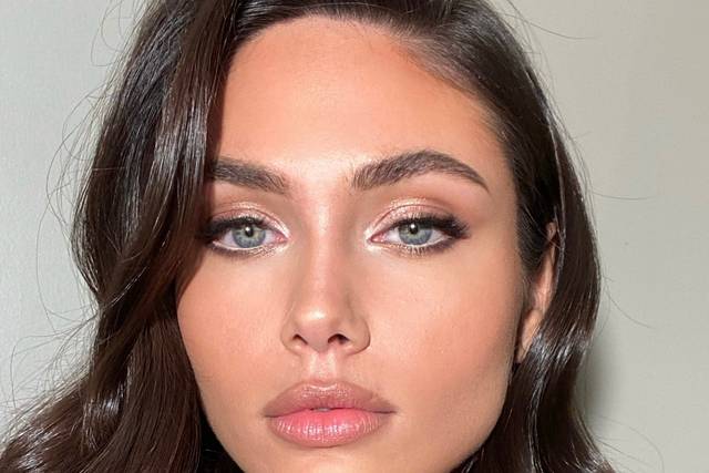 Natural bridal look