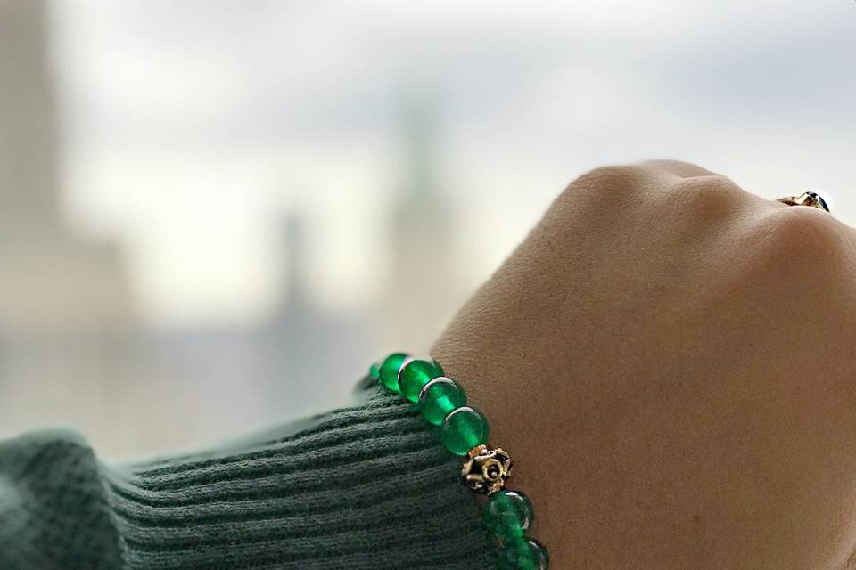 Green Jade Beads