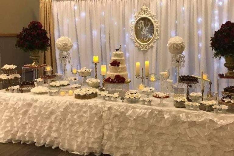 Huge Table for Cake & more