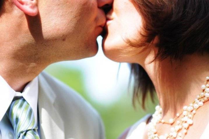 Couple kissing