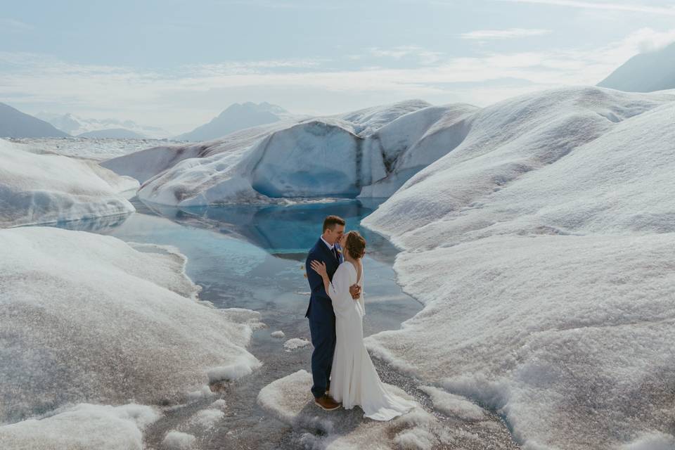 Alaska Glacier Elopement