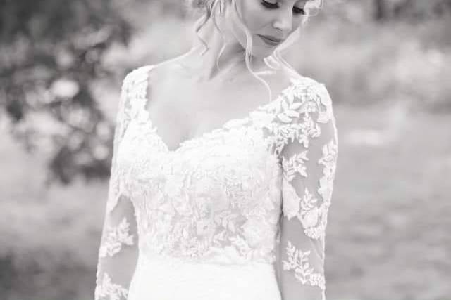 The Bride looking so beautiful