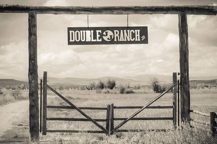 The ranch entrance