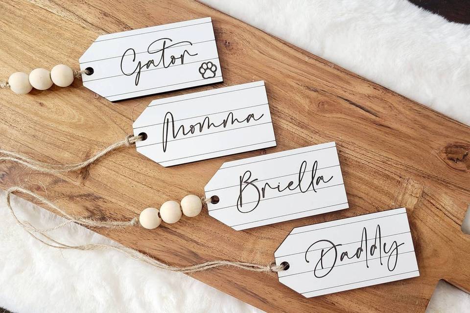 Shiplap Name Tags