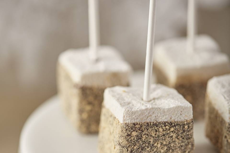 Dessert Bar with S'mores Marshmallow Pops