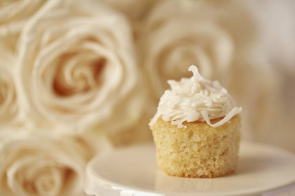 Dessert Bar with Coconut Mini and Roses