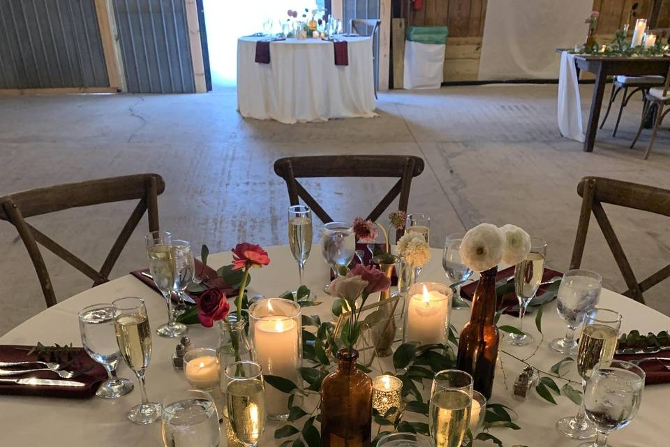 Jessica and Keenan Tablescape