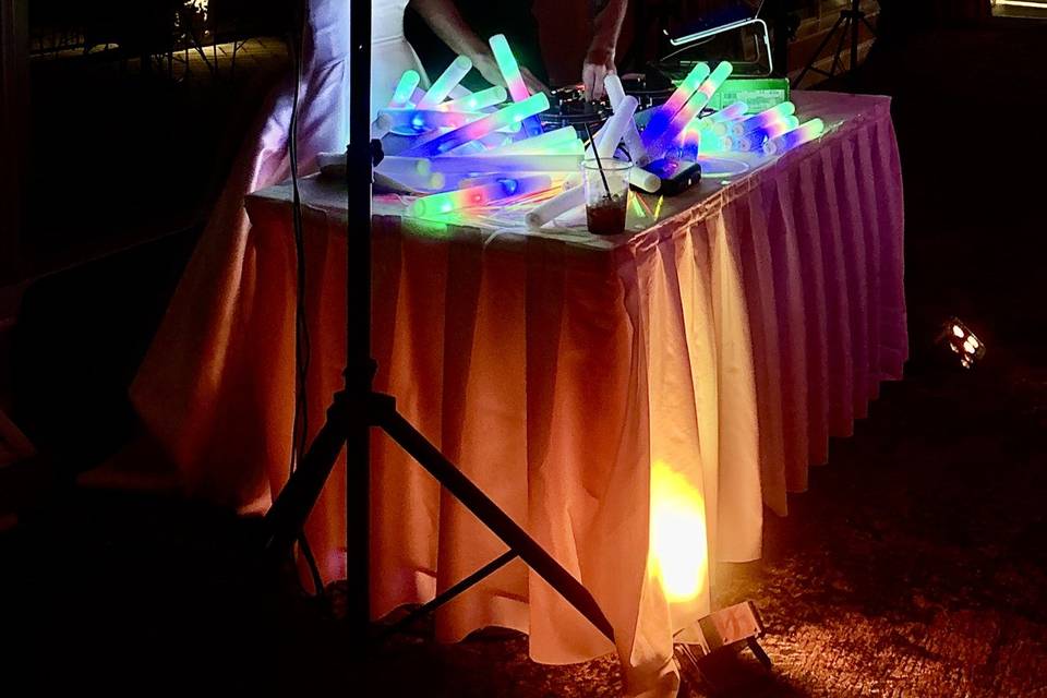 Dj Zach and the bride!