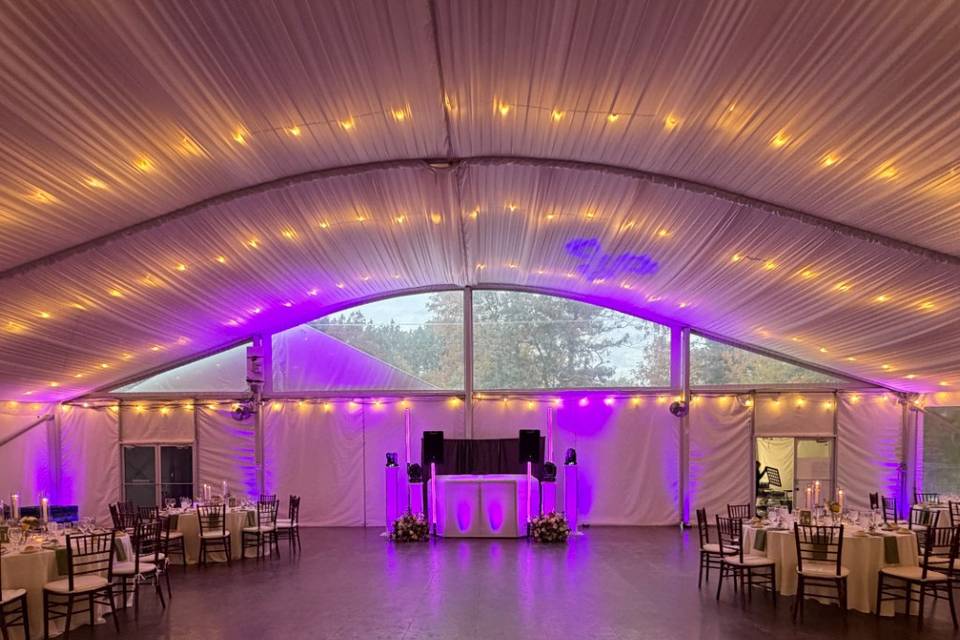 Uplighting at Glen Foerd