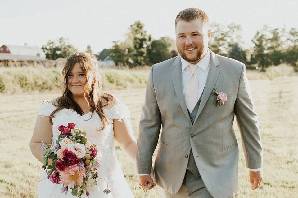 Bride and groom