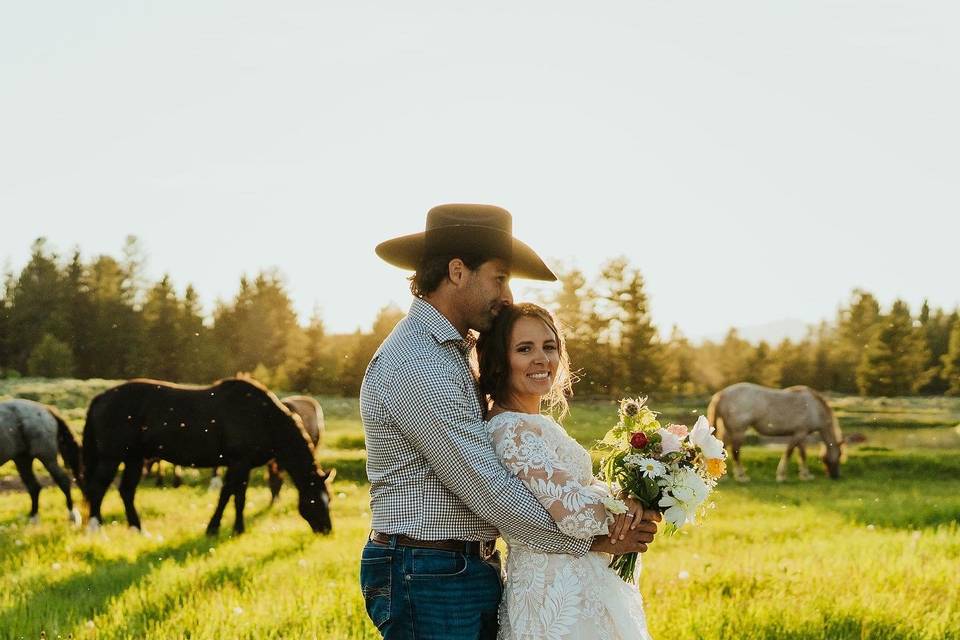 Island Park Idaho Wedding