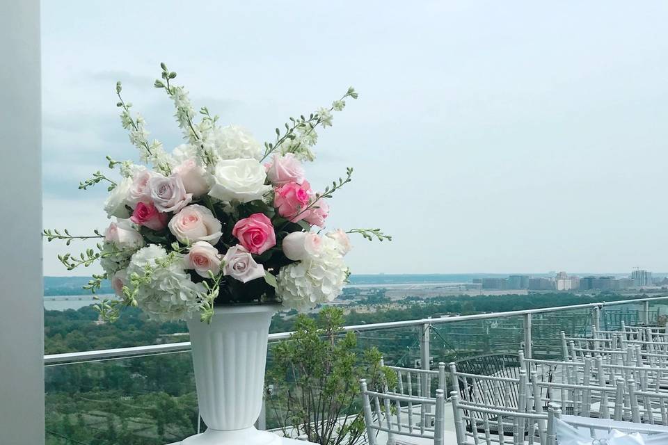 Altar arrangement.