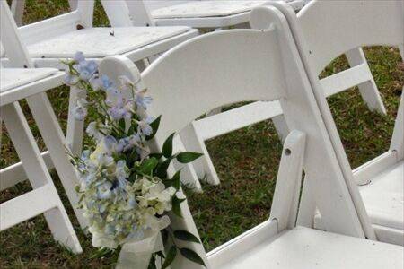 Aisle seating decor