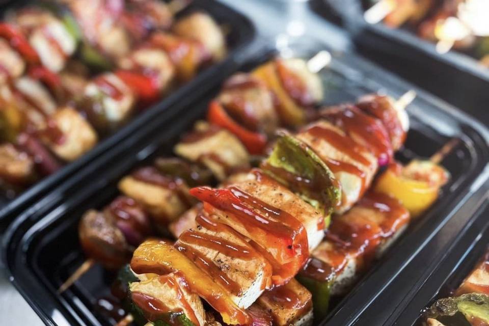 BBQ Tofu Kabobs