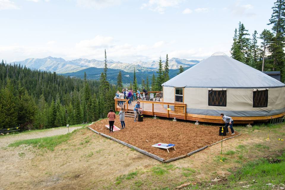 The Montana Dinner Yurt