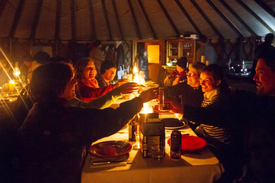The Montana Dinner Yurt