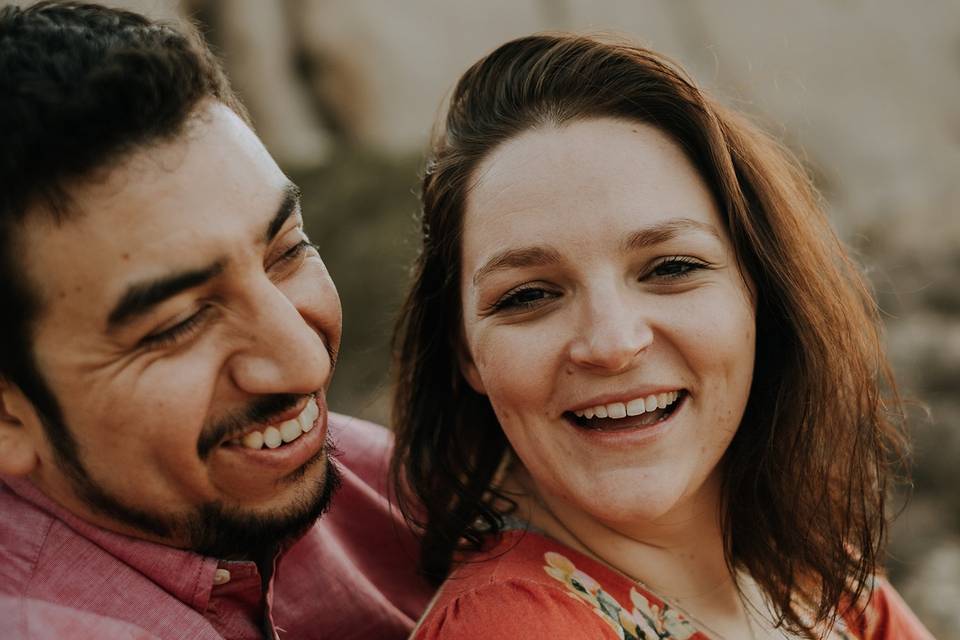 Joy + Hugo in Joshua Tree