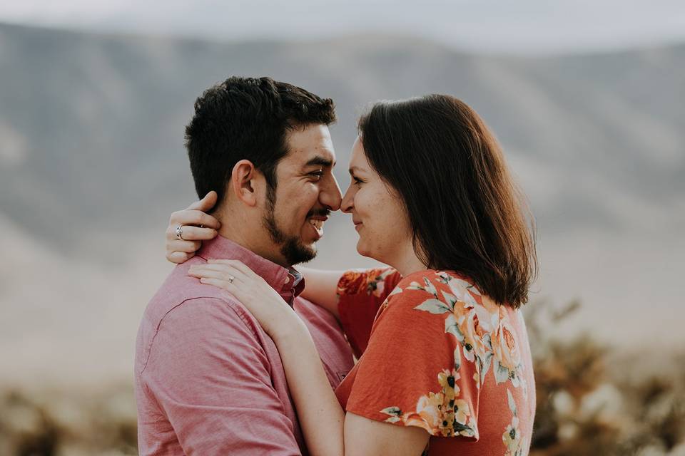 Joy + Hugo in Joshua Tree