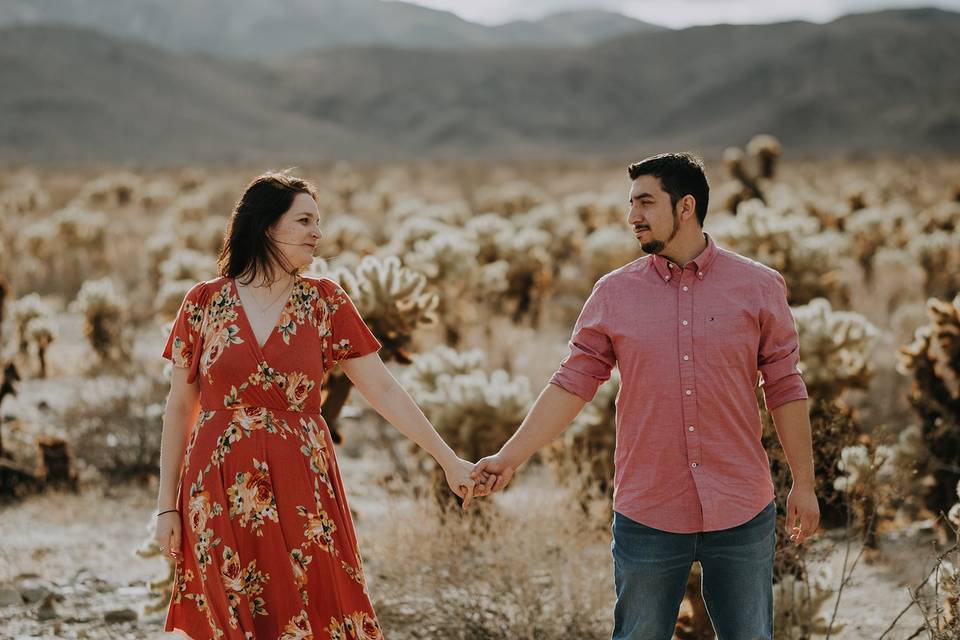 Joy + Hugo in Joshua Tree