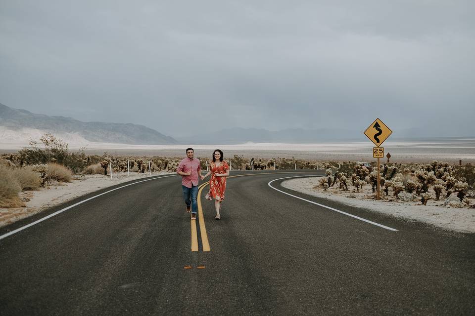 Joy + Hugo in Joshua Tree