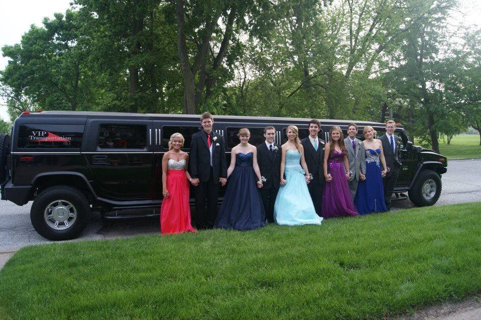 H2 Hummer at Prom