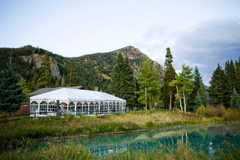 Tent and Lake