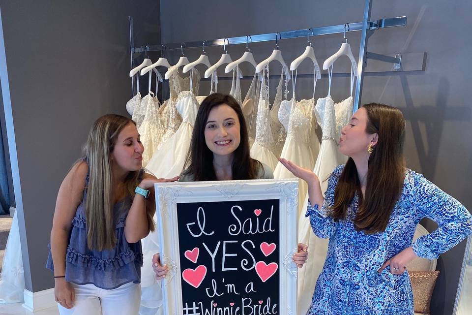 Saying yes to the dress
