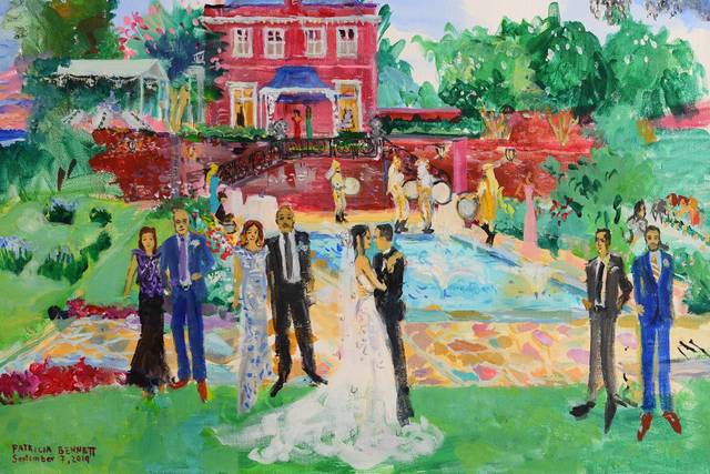 Oxon hill manor live painting