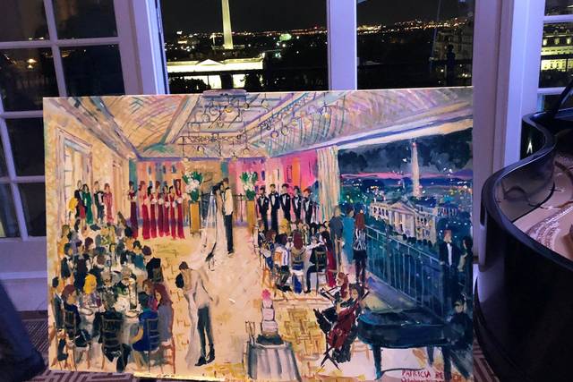 Hay-adams live painting