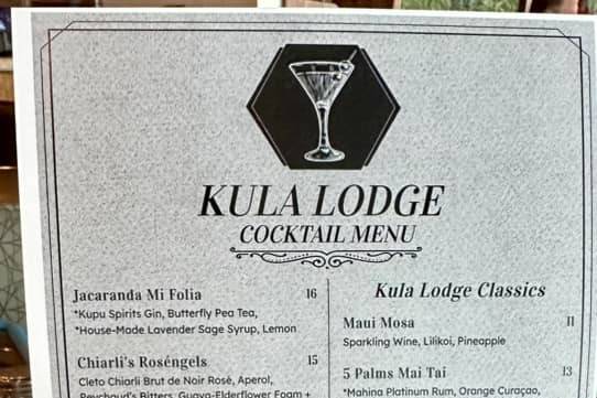 Kula Lodge & Restaurant
