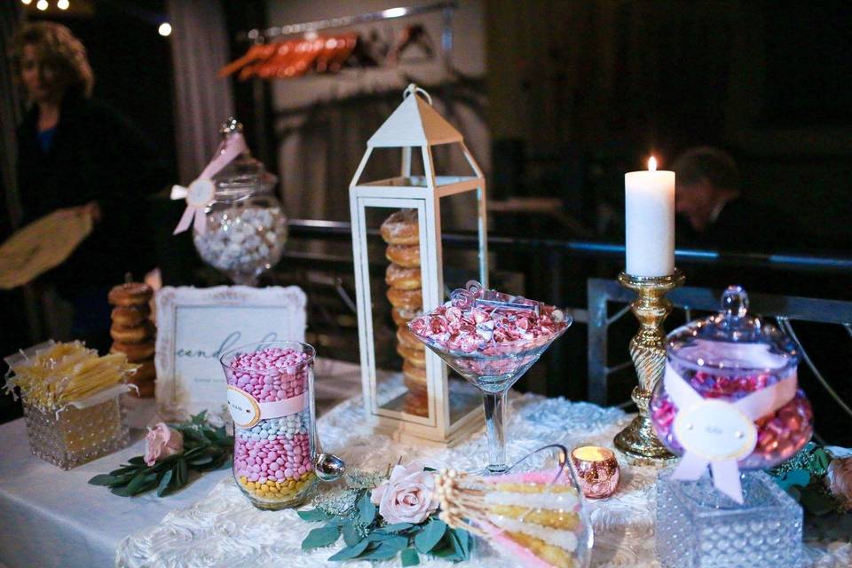 Our candy buffet!