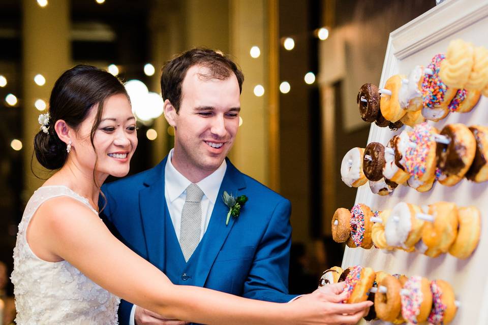 Our amazing donut wall!