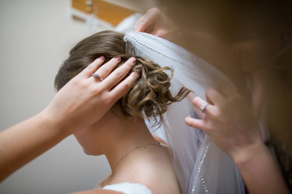 Bride Getting Ready