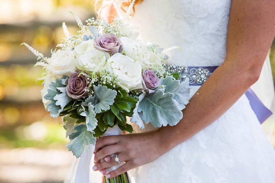 Rustic wedding bouquet