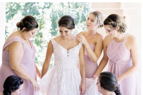 Bride + bridal party